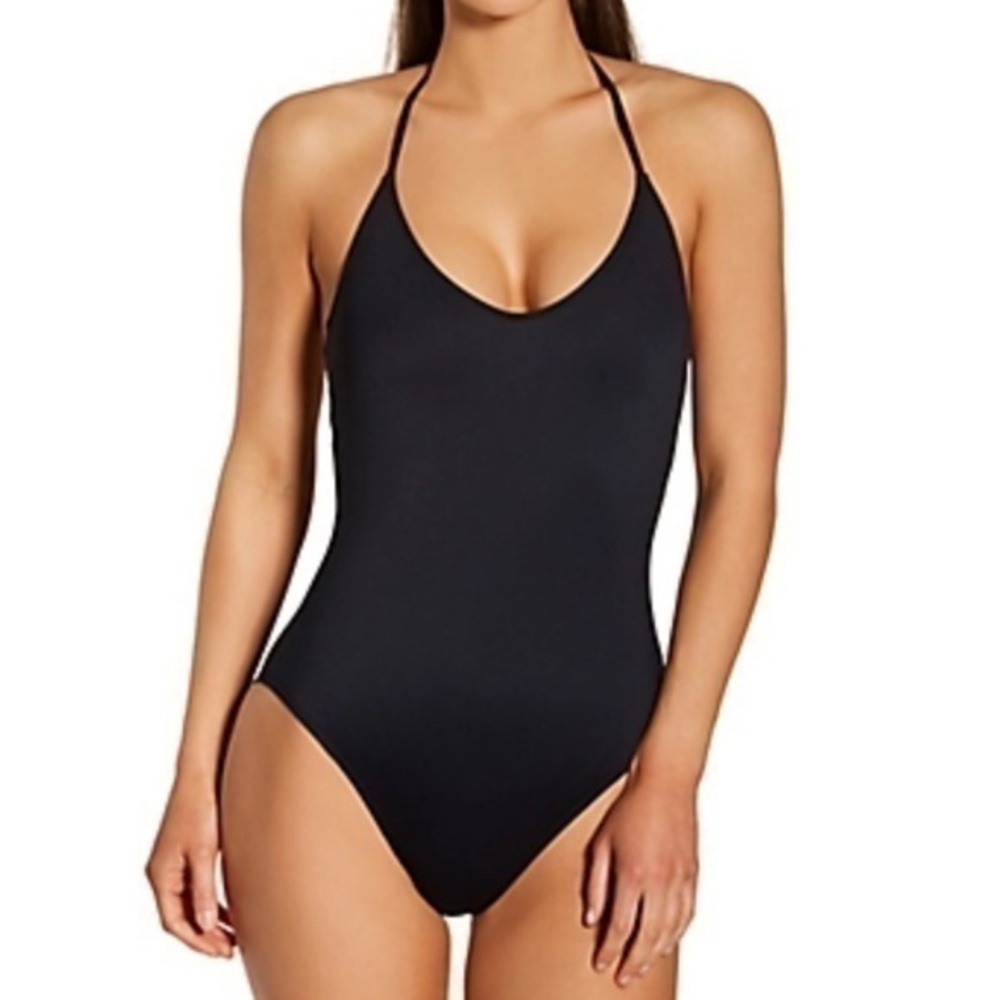 LA BLANCA Black Island Goddess Lingerie Mio Swimsuit
